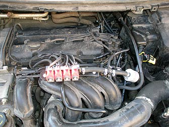 Установка ГБО на Ford Focus 1.6
