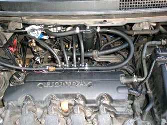 монтаж ГБО на Honda FR-V 1,8 недорого в Черкассах