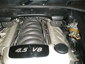 Установка ГБО на автомобиль Porsche Cayenne 4,5