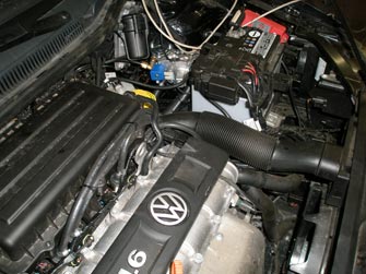 Установка ГБО на VW Polo 1.4